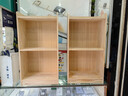 众淘全实木书架纯实木书柜落地客厅置物架家用学生收纳柜矮书柜储物柜 【基础款-12板】全实木三层40cm 实拍图