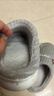 儿童棉拖鞋女童冬季2025新款男童防滑家用居家宝宝毛毛室内拖鞋 灰色 34/35码(适合脚长20cm) 实拍图