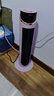 美的（Midea）【语音控制】取暖器石墨烯家用暖风机小太阳立式取暖器电暖风浴室热风机电暖气节能速热卧室烤火炉 【机械款紫色】65°广角取暖 实拍图