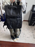 BACKSTAGE潮牌轻便双肩包男大容量初中生书包女大学生高中休闲旅行电脑背包 黑色大号 现货 实拍图