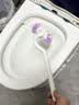 苏力达抗菌款马桶刷紫无死角沥水壁挂式卫生间S型厕所刷套装长柄洁厕刷 实拍图
