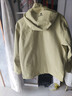 骆驼（CAMEL）三防冲锋衣户外登山服防风防水防污三合一运动外套 AD12263514X,青果绿,男女 抓绒 L 实拍图