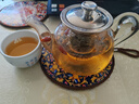 金镶玉玻璃泡茶壶花茶壶凉水壶耐热防爆过滤内胆带盖 雨润壶600ml 实拍图