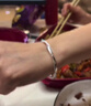 唯一（Winy）银手镯纯足银9999莫比乌斯镯子生日新年情人节礼物送女友妈妈银饰 实拍图