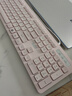 联想（lenovo）有线键盘KL31 巧克力按键 全尺寸键盘 USB 商务电脑办公键盘 笔记本台式机一体机键盘 粉色 实拍图