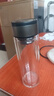 【京东物流配送】高硼硅双层玻璃杯大容量泡茶杯水杯子茶水分离杯 【双层加厚】茶杯350ml1只 实拍图