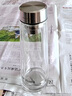 富光玻璃杯双层带茶隔大容量水杯 高档商务泡茶杯 高硼硅杯子500ml 实拍图