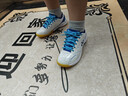 尤尼克斯YONEX羽毛球鞋yy入门级训练减震动力垫男女SHB101CR 白/蓝39码 实拍图