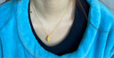中国黄金（CHINA GOLD） 黄金项链女士足金榴莲吊坠送女友妈妈 【小果】足金吊坠/约0.53g 实拍图