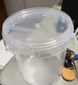 佳叶食品级加厚透明泡菜桶腌菜塑料桶糖蒜桶酵素桶发酵桶带盖密封水桶 300ml-防盗扣款*5个-密封 实拍图