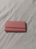 班亚奴新款女士钱包女长款真牛皮钱夹大容量百搭手抓包三折潮流女皮夹 粉色-防盗刷 实拍图