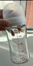 贝亲（Pigeon）玻璃奶瓶宽口径防胀气240ml M号奶嘴 3月+ AA187  实拍图