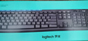 罗技（Logitech）MK275 键鼠套装 无线键鼠套装 办公键鼠套装 全尺寸 商务键鼠套装 带无线2.4G接收器 黑蓝色 实拍图