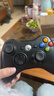 京东快递360游戏手柄适用xbox手柄电脑pc手柄震动反馈steam黑神话悟空有线/无线手柄充电款接收器 【电脑专用】360无线黑色+接收器*充电款 实拍图