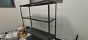 货架置物架家用仓储超强多层落地置物架厨房阳台可调节收纳货物架 四层高183cm【黑色-加厚升级】 长160cm宽50cm 实拍图