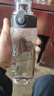 京东京造 运动水杯Tritan大容量运动水壶夏季学生塑料杯【防漏水】黑600ml 实拍图