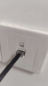 绿联网线网口网络面板 通用超五/六/七类模块加厚86型面板 适用电话电脑房间网络插座 单口5个装 80181 实拍图