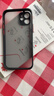 暴走 适用苹果12手机壳 iPhone12保护套 镜头全包防摔防指纹魔方硅胶直边撞色透明磨砂男女款 幻夜黑 实拍图