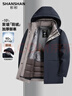 SHANSHAN杉杉【可拆帽】鹅绒羽绒服男冬季加厚休闲爸爸装保暖内胆外套 实拍图