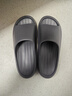京东京造【泡泡云】踩屎感厚底轻盈防滑外穿拖鞋新款拖鞋男士 灰色44-45 实拍图