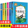 小王子+海底两万里+八十天环游地球+昆虫记+鲁滨孙漂流记+汤姆叔叔的小屋(全6册）彩图注音版一二三年级课外阅读书必读世界经典文学少儿名著儿童文学童话故事书 实拍图