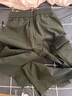 Homlean美式机能伞兵工装裤男秋冬加绒保暖阔腿休闲加厚长裤S6603军绿M 实拍图