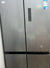 美的（Midea）慧鲜480升双变频一级能效十字四开门双开对开门超薄家用电冰箱风冷大容量政府补贴 BCD-480WSPZM(E) 实拍图