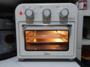 美的（Midea）多功能电烤箱家用空气炸锅一体机小微型烤炸一体烤箱 高效脱脂/循环热风免翻面 PT1510 15L 实拍图