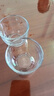 高档主人杯水晶玻璃杯扳指杯透明杯子功夫茶道杯高颜值中式茶杯 透明扳指杯-6个装85ml 实拍图