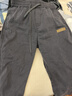 大嘴猴（paul frank）裤子男士春秋季直筒宽松休闲裤男美式阔腿男裤 摩登灰色 XL 实拍图