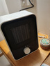 美的（Midea）【小身材】暖风机家用/小太阳取暖器/小型电暖器/电暖气/电热风扇/暖手宝台地两用速热便携HFU15D 实拍图