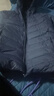 雅鹿羽绒服女士轻薄秋羽绒连帽简约纯色修身保暖短款外套 雾蓝 175  实拍图