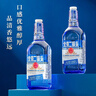 永丰牌 出口小方瓶蓝方 清香型白酒 42度 500ml*6瓶 北京二锅头 实拍图