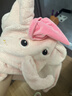 babycare婴儿浴巾暖绒洗澡巾光暖黑科技baby绒带帽斗篷-小粉象105*105cm 实拍图