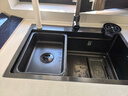 四季沐歌厨房水槽大单槽福禄L8系列5MM加厚304不锈钢抗菌集渣洗菜盆68 实拍图