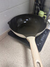 炊大皇钛盾炒锅 麦饭石色不粘锅多功能少油烟炒菜锅平底锅32cm 实拍图
