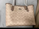 蔻驰（COACH）【品牌直供】女士CITY23小号单肩托特包拼色CU759新年礼物 实拍图