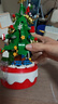 乖明星新年礼物儿童玩具男孩女孩生日礼兼容乐高积木拼装圣诞树八音乐盒 实拍图