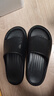 朴西香蕉船情侣凉拖鞋女浴室不易滑室内居家四季拖鞋男 黑色 42-43 实拍图