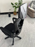 锦汐 电脑椅家用办公椅子靠背人体工学椅学习转椅老板座椅游戏电竞椅 【可后躺】黑框黑网 实拍图