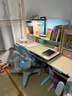 黑白调C1儿童学习桌书桌学习桌椅升降桌学生写字桌子电脑桌书桌1.2m 实拍图