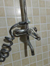 四季沐歌精铜龙头淋浴花洒套装枪灰增压花洒喷头全套手持花洒浴室淋浴器 【电镀款】精铜主体+雨幕顶喷 实拍图