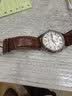 万晨手表带男真皮适用西铁城天梭浪琴美度天王卡西欧DW棕色22mm银针扣 实拍图