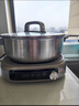 九阳（Joyoung）0涂层IH秒涮电火锅火锅专用锅电锅家用4-8人分体式可拆洗多功能电蒸锅不锈钢电煮锅6L火锅锅GN12 实拍图