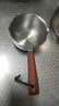 热油小锅泼油锅加厚不锈钢木柄防烫带刻度双倒流口不挂油无涂层 【木柄】爆款300ml 实拍图