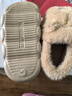 卡皮巴拉冬季儿童包跟棉鞋保暖居家毛毛EVA底防滑中小童宝宝棉拖 升级版环保材质浅咖色 12 30/31鞋内长18.5适合脚长17.5 实拍图