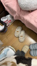朴西朵朵绒棉拖鞋女士毛拖鞋秋冬保暖防滑厚底居家情侣 全麦棕 39-40 实拍图