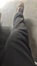 班尼路（Baleno）灯芯绒休闲裤男冬季重磅宽松保暖御寒加绒长裤青少年肌理感阔腿裤 实拍图