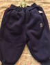 齐齐熊[一体羊驼绒]男童加绒加厚裤子儿童运动裤秋冬款男宝宝卫裤 实拍图