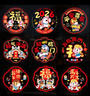 新新精艺2026新年装饰窗花窗贴20张春节过年马年装饰教室福字贴玻璃贴30# 实拍图